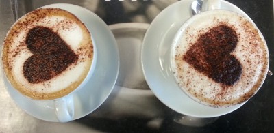 Valentines Day 2015 Heart Coffees